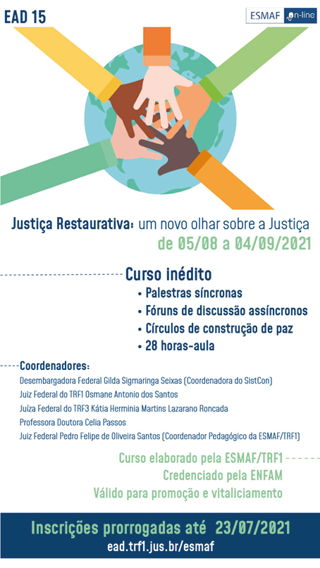 EaD 15 - Justiça Restaurativa: um novo olhar sobre a Justiça